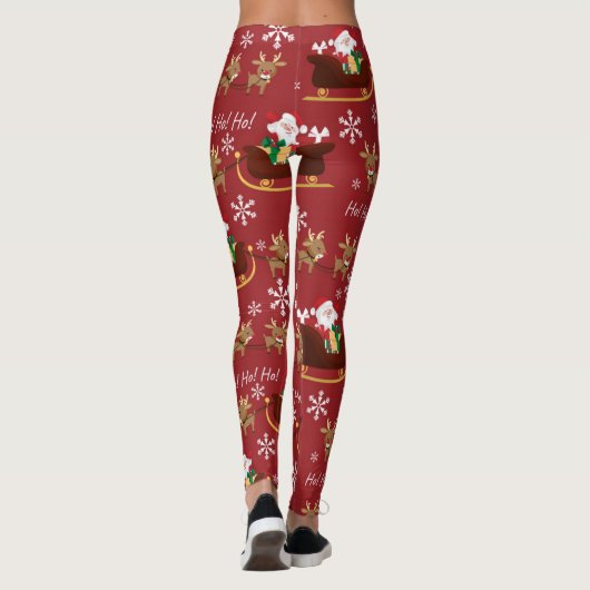Sinterklare patroon leggings (Achterkant)