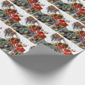 Sinterklare staartvechtstaart tegen Zombiës Verpak Cadeaupapier (Hoek)