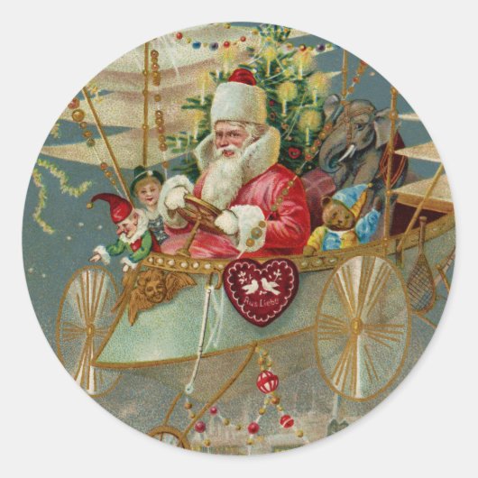 Sinterklare Stickers en zijn geweldige vliegmachin (Voorkant)