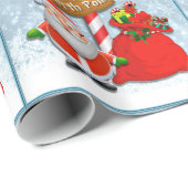 Sinterklaringspapier voor Noordpool Cadeaupapier (Rol Hoek)