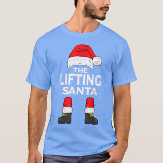 Sinterklasgroep kerstschuur opheffen t-shirt