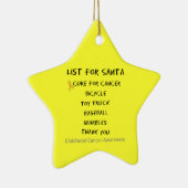 Sinterklasjes voor kinderkanker keramisch ornament (Rechts)