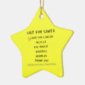 Sinterklasjes voor kinderkanker keramisch ornament (Links)