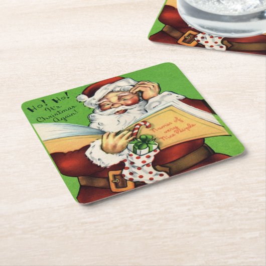 Sinterklaslijst van Nice Kartonnen Onderzetters (Schuin)