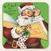 Sinterklaslijst van Nice Kartonnen Onderzetters (Voorkant)