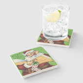 Sinterklaslijst van Nice Stenen Onderzetter (Zijkant)