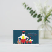 Sinterkletjes, kerstfeest Ticket Informatiekaartje (Staand voorkant)