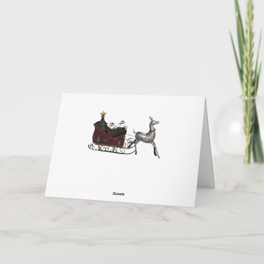 Sinterkletsen Kaart voor kerstmis (Achterkant)