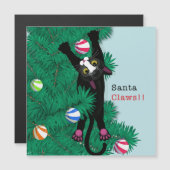 Sinterkletsen! Kat kerstkaartje grappig (Voorkant / Achterkant)