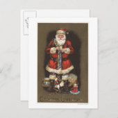 Sinterkletsen stoppen met Nutkraker Feestdagenkaart (Voorkant / Achterkant)
