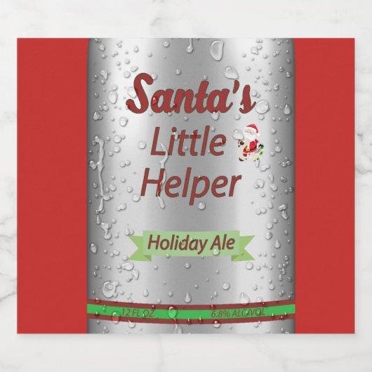 Sinterkletsnuitje Bier Etiket (Enkel label)