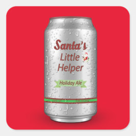 Sinterkletsnuitje Vierkante Sticker