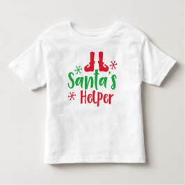 Sinterkletter, Elf Shoes, Snowflakes, Kerstmis Kinder Shirts