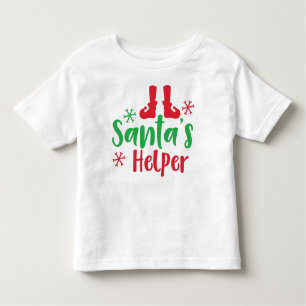 Sinterkletter, Elf Shoes, Snowflakes, Kerstmis Kinder Shirts