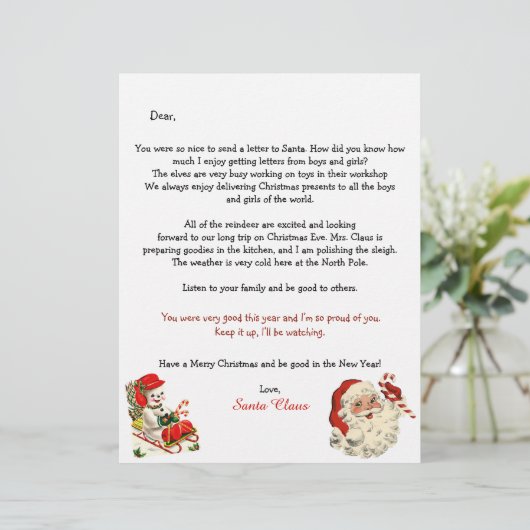 Sinterkletter voor kinderen, rendiersnoepjes (Staand voorkant)