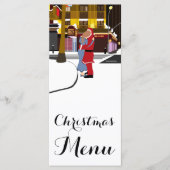 Sinterklusje op breedband kerstmenu menu (Voorkant)