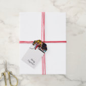 Sinterklusje op Broadway kerstcadeaus Cadeaulabel (Met Touw)