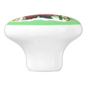 Sinterklusjes voor gezelschapsdieren kerst keramische knop (Zijkant)