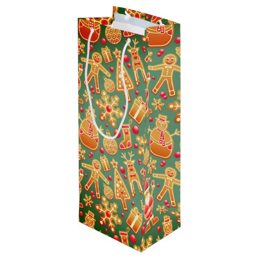 Sinterklusjes Wijn Cadeautas (Achterkant Gekanteld)