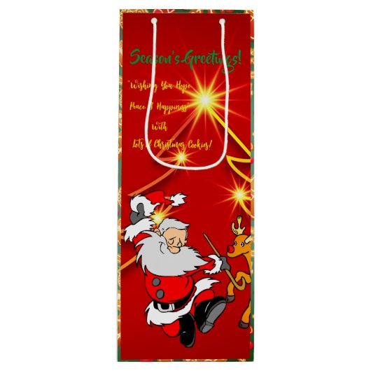 Sinterklusjes Wijn Cadeautas (Voorkant)