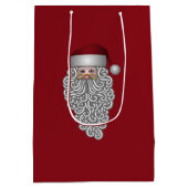 Sinterkop met krullende rode dikke tas medium cadeauzakje (Achterkant)