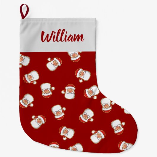 Sinterkoppatroon Grote Kerstsok (Voorkant)