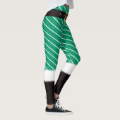 Sinterkostuums leggings met groene katoenwol (Rechts)