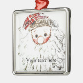 Sinterkunst-Ornament personaliseren Metalen Ornament (Links)