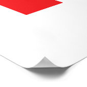 Sinterlacht op kerst poster (Hoek)