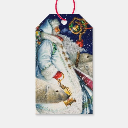 Sinterloopjongen met Beren Cadeaulabel (Voorkant)