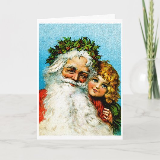 Sinterman en ik feestdagen kaart (Voorkant)