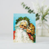 Sinterman en ik feestdagenkaart (Staand voorkant)