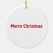 Sinterman en rendier op Las Vegas Sign Ornament (Achterkant)