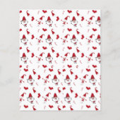 Sinterman en Snowman, Santa Claus Entertainer Adve Flyer (Achterkant)