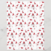 Sinterman en Snowman, Santa Claus Entertainer Adve Flyer (Achterkant)