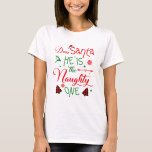 Sinterman, hij is de ondeugende familie Christma. T-shirt