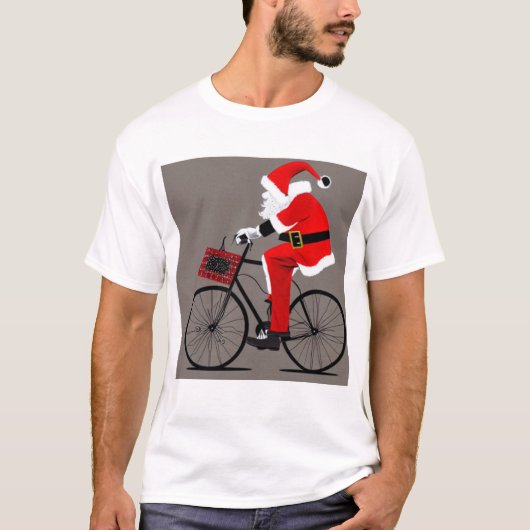 Sinterman in een Bike T-shirt (Voorkant)