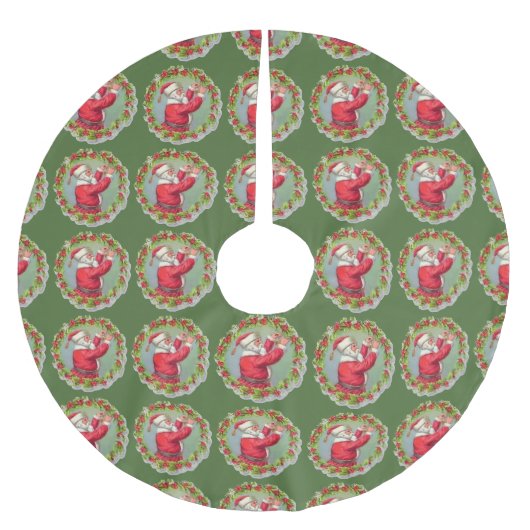 Sinterman in een schurk kerstboom rok (Voorkant)