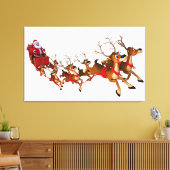 Sinterman in een smalle muur canvas afdruk (Insitu (Woonkamer))