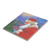 Sinterman met Bird Tegeltje (Zijkant)