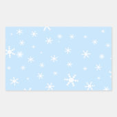 Sinterman met boom rechthoekige sticker (Voorkant)