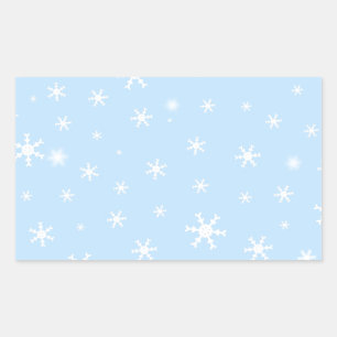 Sinterman met boom rechthoekige sticker