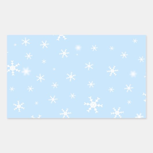 Sinterman met boom rechthoekige sticker (Voorkant)