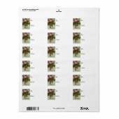 Sinterman met Holly  Gift Label (Full Sheet)