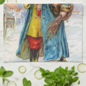 Sinterman met koortsboom theedoek (Gevouwen)