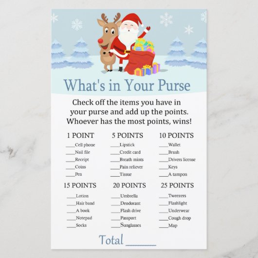 Sinterman, Rudolph Wat zit er in je handtas? (Voorkant)