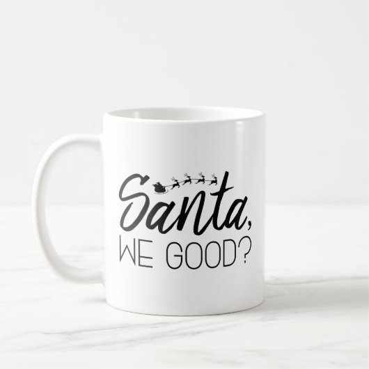 Sinterman, zijn we goed? koffiemok (Links)