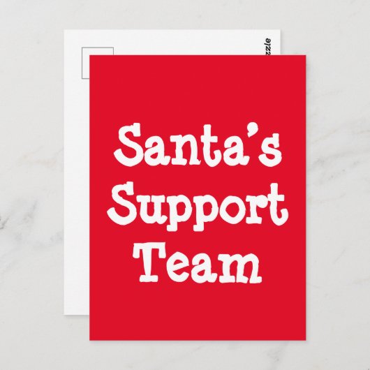 Sinterondersteuningsteam Briefkaart (Voorkant / Achterkant)