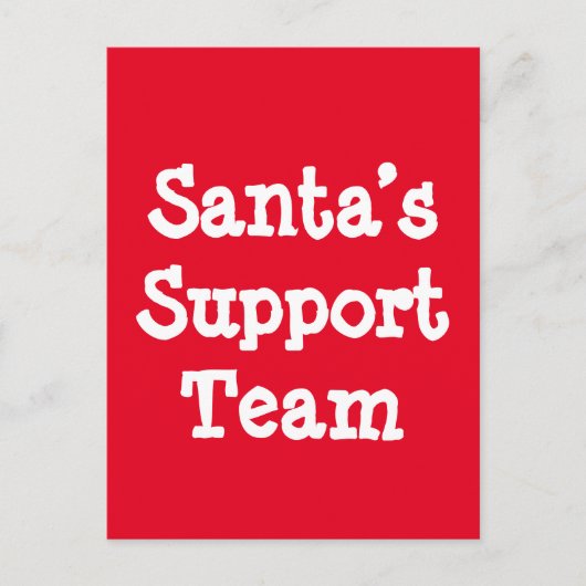 Sinterondersteuningsteam Briefkaart (Voorkant)