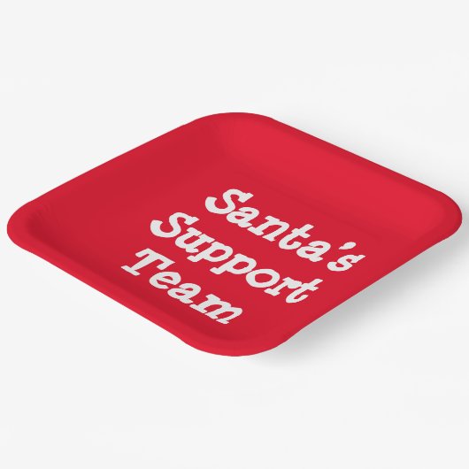 Sinterondersteuningsteam Papieren Bordje (Gebogen)
